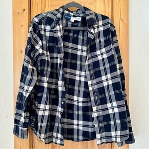 Old Navy Plaid Button Shirt Large L